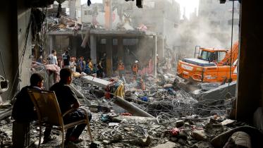 Palestine rubble