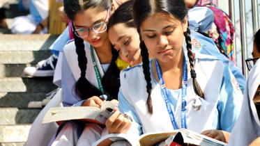 Female students have been consistently outperforming their male counterparts at secondary and higher secondary levels. PHOTO: PRABIR DAS