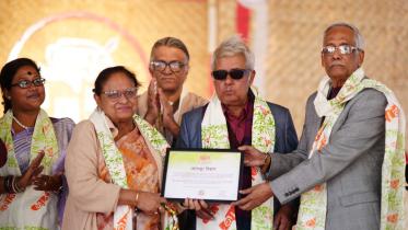 Three theatre personalities honoured at RU’s ‘Anarta Natya Mela’