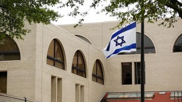US airman sets himself on fire outside Israeli embassy in Washington