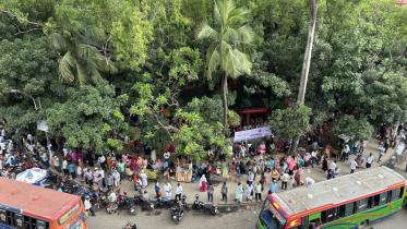Bahadur Shah Park, a historic park in Old Dhaka, has been leased out for commercial use. Photo: Adnan Zillur Morshed