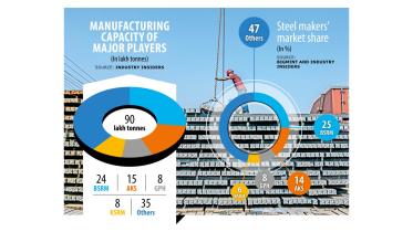 Four steelmakers control 53% of the market: study