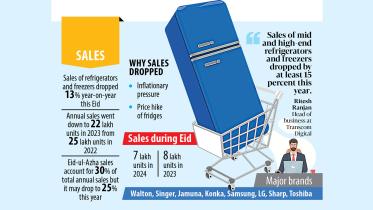 Reasons for decreased refrigerator sales before Eid