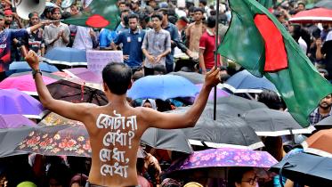 protests against Freedom fighters’ quota in Bangladesh