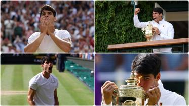 Alcaraz Wimbledon champion 2024