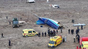 Passenger plane crashes in Kazakhstan