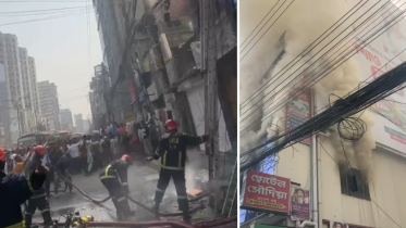 Shahjadpur building fire
