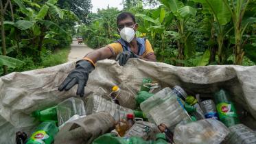 Safety in plastic waste collection