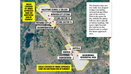 Buildings violating height restrictions near Dhaka airport