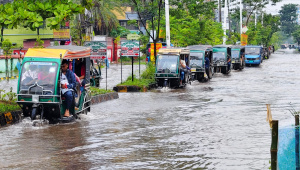 Khulna floods after rain