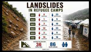Landslides in Refugee Camps