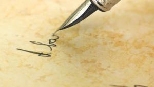 handwritten letters