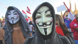 Lebanese protesters