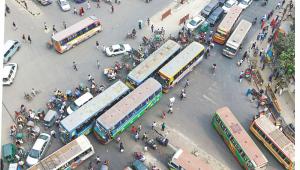 Traffic chaos