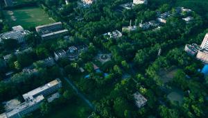 An aerial view of the CUET campus