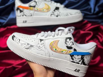 Custom painted sneaker