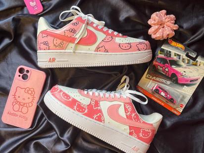 Custom painted sneaker
