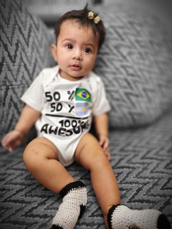 Baby in a jersey 
