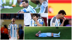 Lionel Messi World Cup final photos
