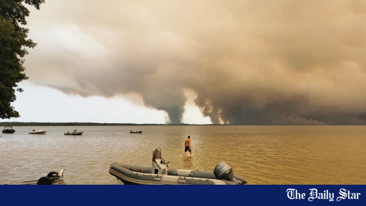 Incêndios florestais na França e na Espanha ficam fora de controle, 166.000 pessoas evacuadas