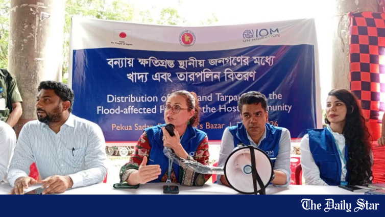1,000 flood-affected families receive IOM aid in Ctg, Cox’s Bazar