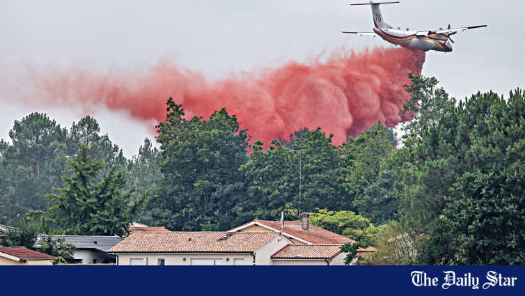 França e Espanha combatem incêndios florestais “monstruosos”