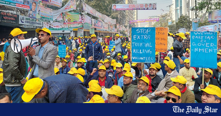 Sitzstreik der BNP beginnt in Nayapaltan